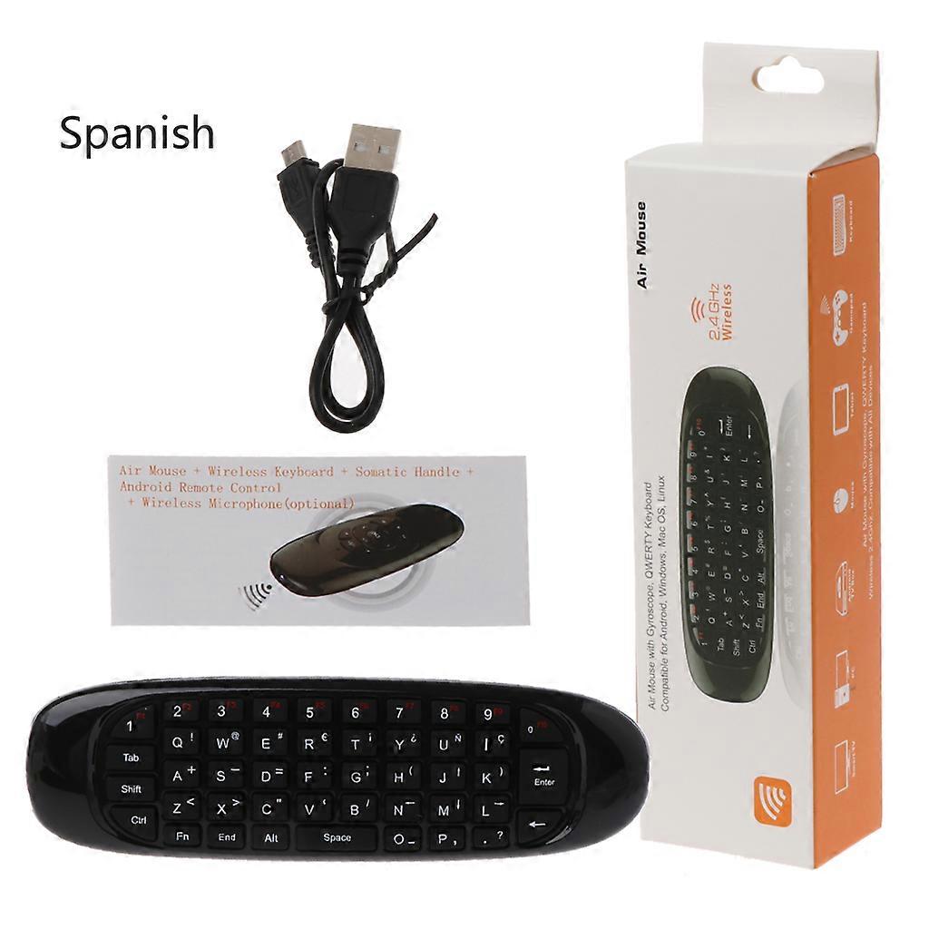 C120 Fly Air Mouse With Voice Search Mic 2.4G Mini Wireless Keyboard for PC TV