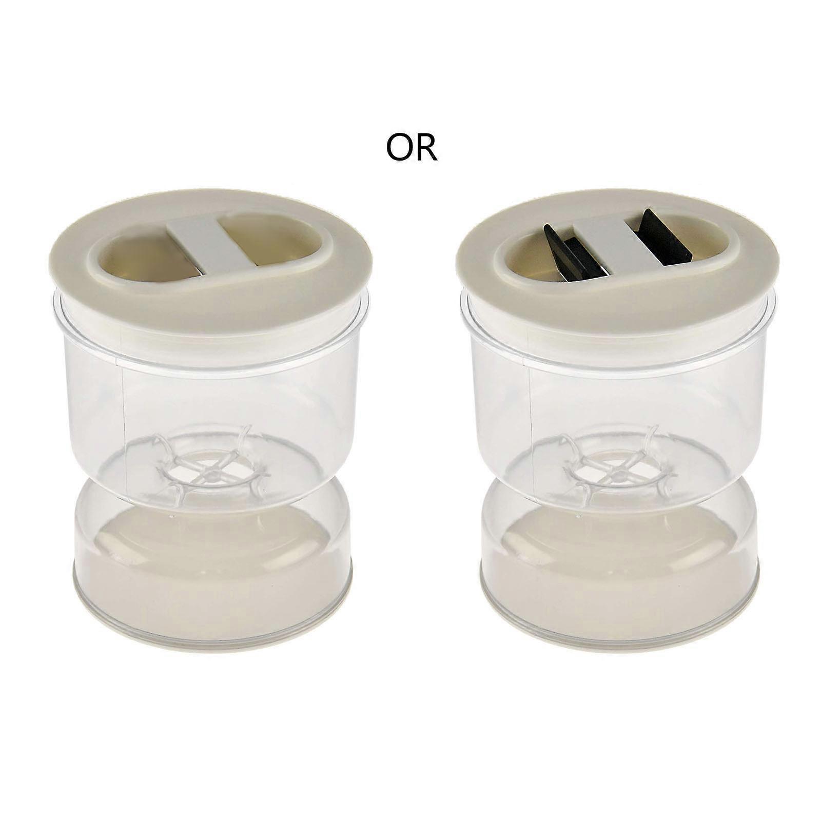 Pickles Jar Dry and Wet Dispenser Pickles and Olives Hourglass Jar Container for Home Kitchen Making Juice Separator