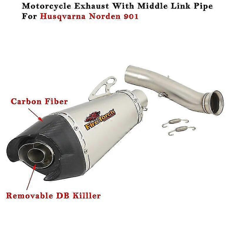 Exquisite exhaust pipeMotorcycle Exhaust Escape Modified Titanium Alloy Muffler With Middle Pipe For KTM 790 890 Adventure R Rally 2019 2020 2021 2022