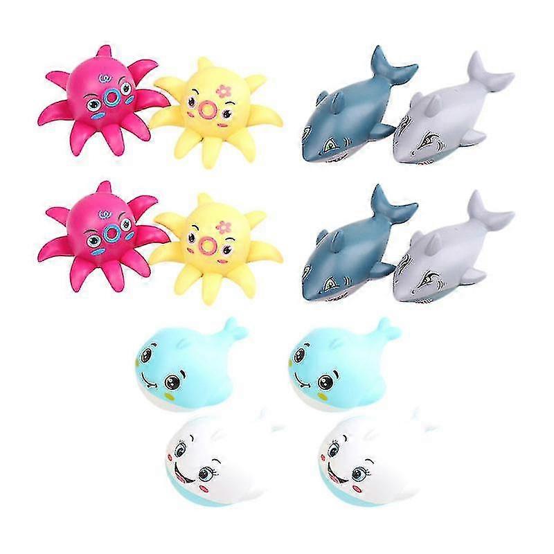12pcs Pull-Back Meerestiere Auto Spielzeug Tw