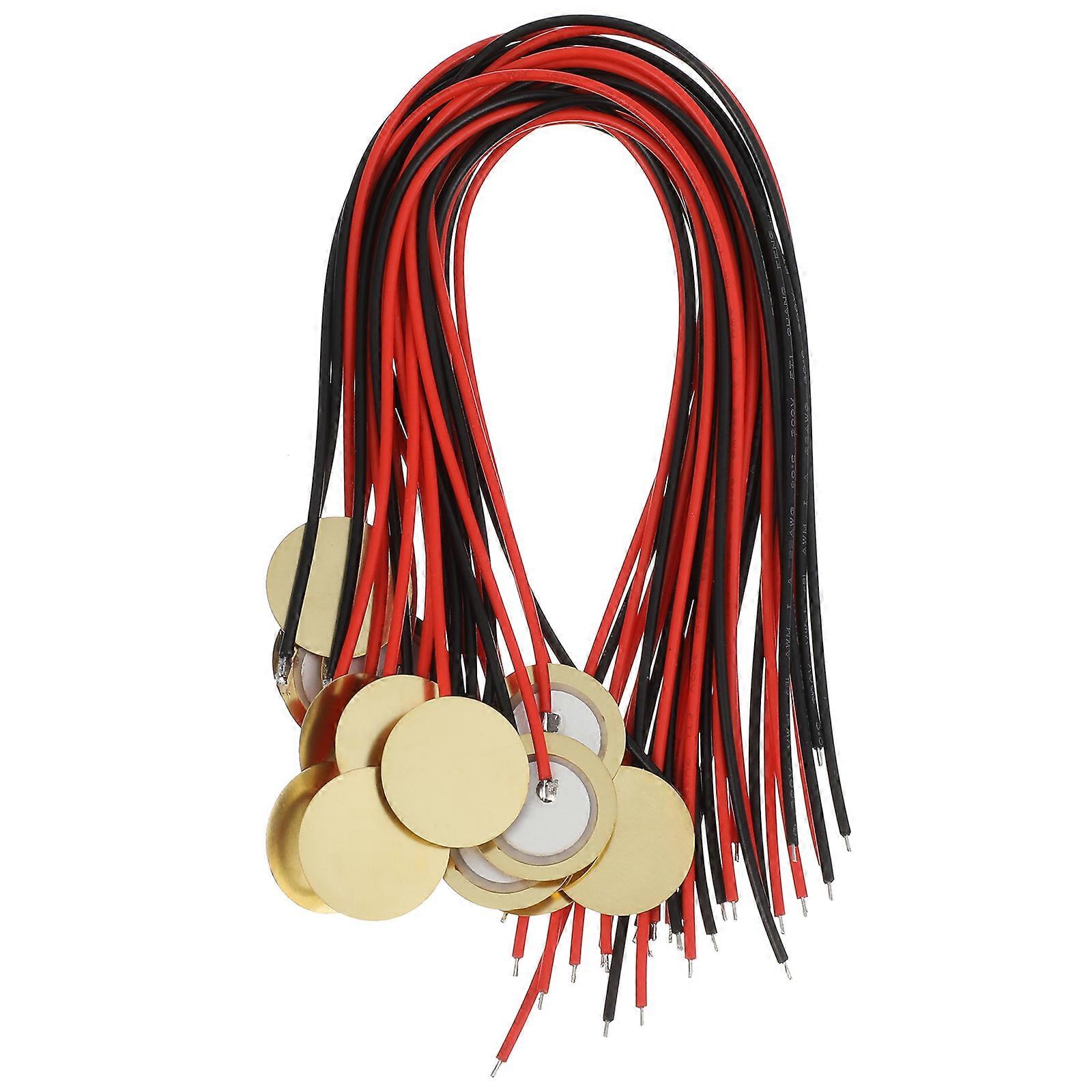 15 stk. Piezo-skiver for akustiske instrumenter, pickup, piezoelektrisk transduser, gitardeler