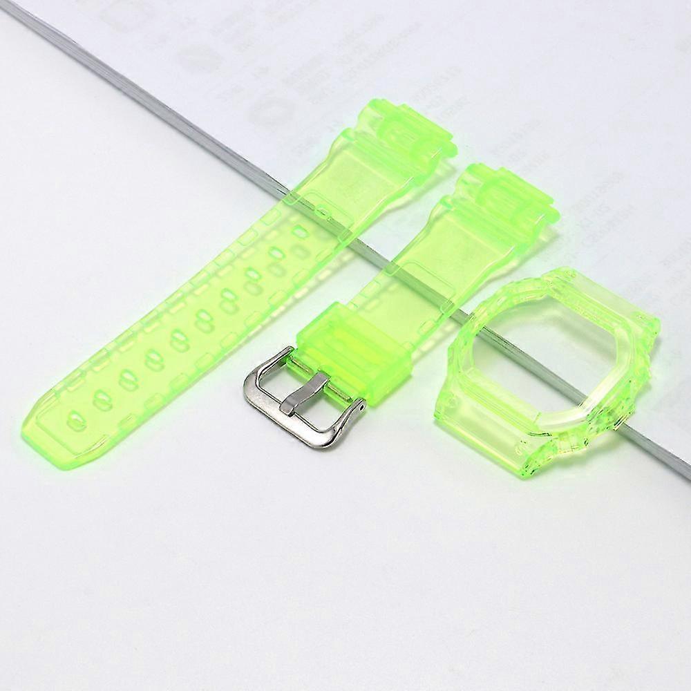 Resin Band For Gasioak Dw5600 Transparent Bezel For G-5000 Gw-m5610 G-5600 Watch Strap+case Replacement Refit Bracelet
