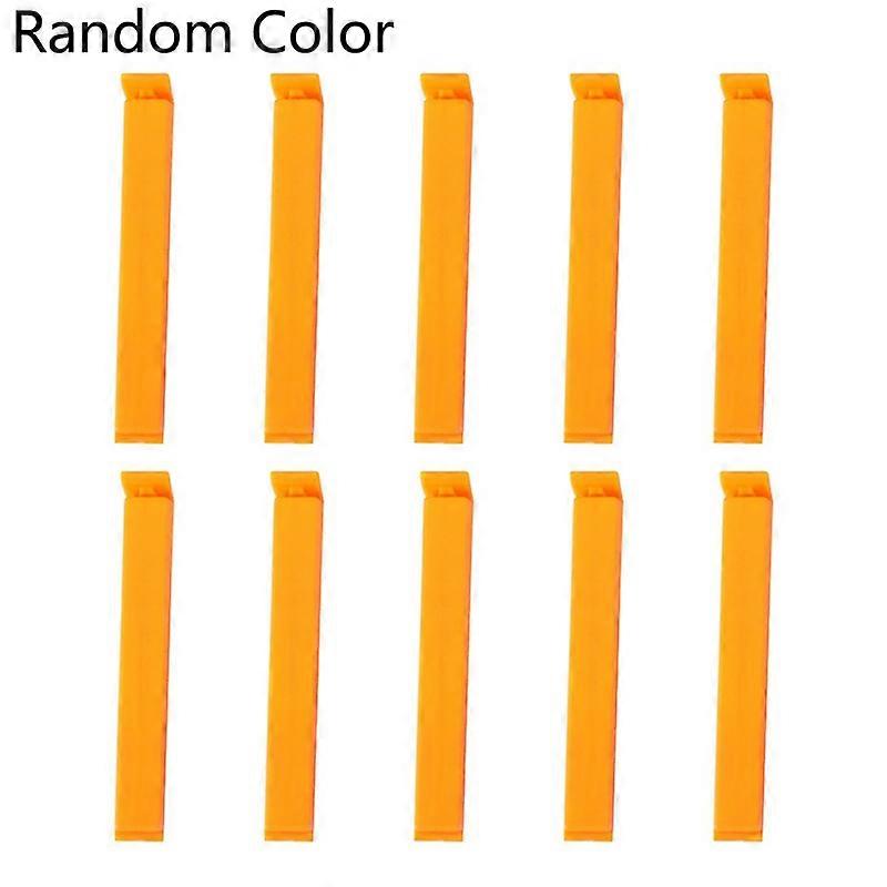 10pcs מטבח אחסון מזון חטיף חותם שקית איטום קליפ מהדק כלי פלסטיק JIKAIX