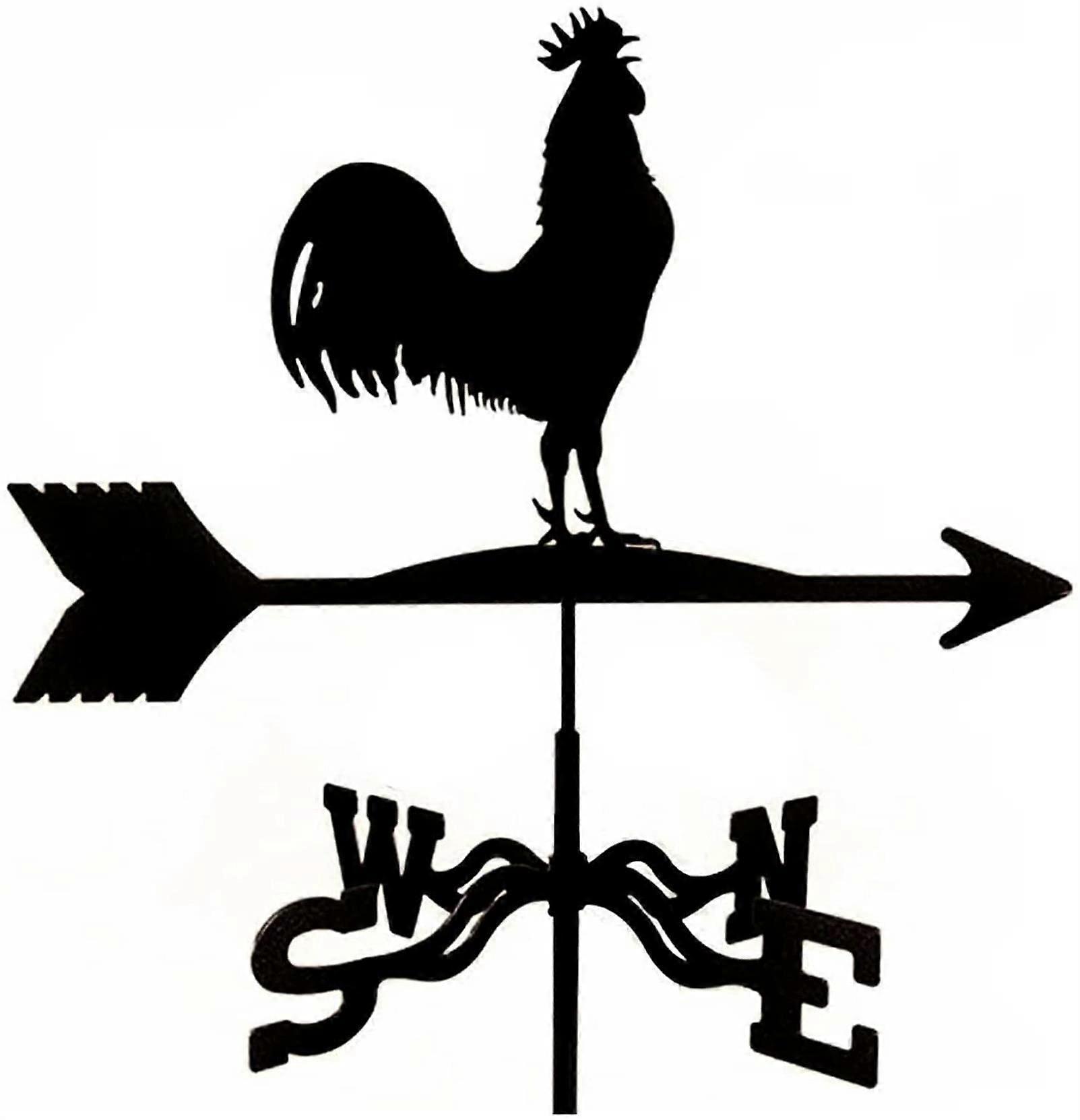 Weather Vane Metal Weathervane Figurine, Practical Wind Direction Indicator, Measuring Tools Farm