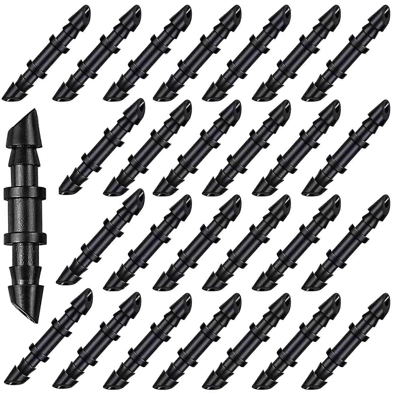 200kpl nurmikon kasteluliitin tippaliittimelle 1/4" tiputusputken tiputusliittimille kaksinkertainen nurmikon piikkilanka