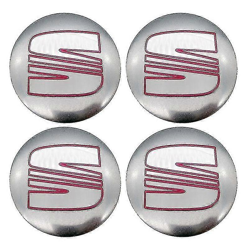 4 יחידות 56 מ"מ 60 מ"מ גלגל רכב מרכז רכזת מכסה מכסה כיסוי סמל מדבקות אביזרים למושב איביזה 6j 6l fr ateca altea xl ליאו בוריס