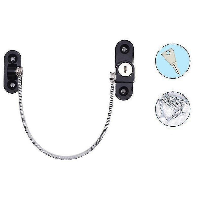 4pcs Child Safety Lock Refrigerator Lock Child Safety Locks With Keys No Drilling Stainless Steel Cable Safety Locks For Refrigerator
