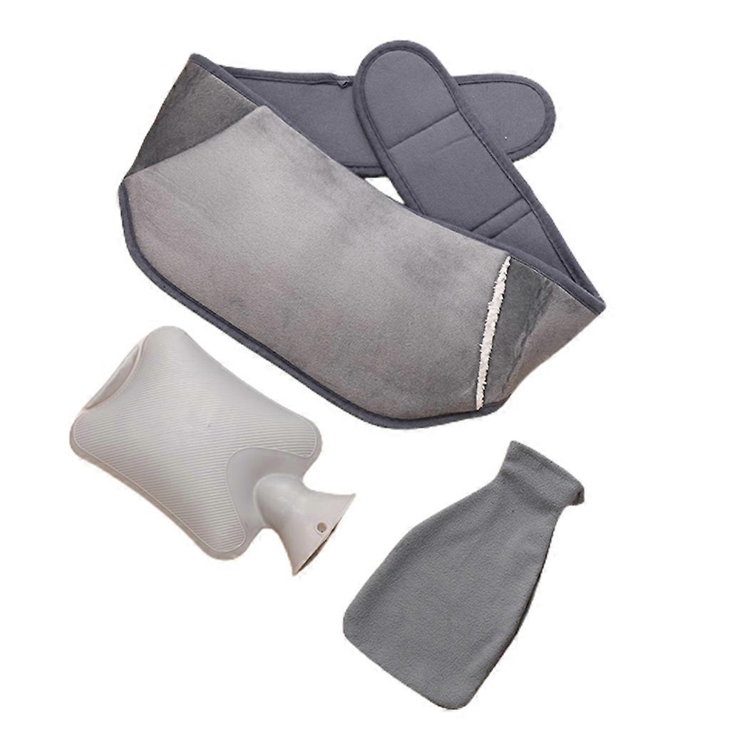 Bolsa de agua caliente suave y tibia Bolsa de agua caliente de PVC reutilizable con cinturón
