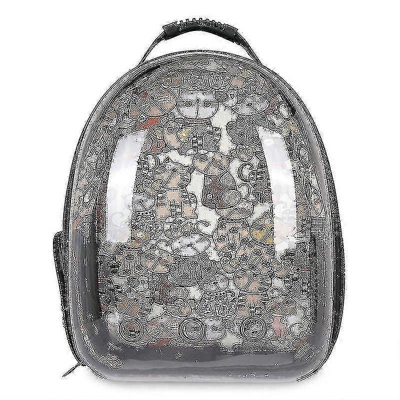 Cat Backpack Outdoor Pet Shoulder Bag Breathable Portable Travel Transparent Bag Suitable For Small Dogs And Cats