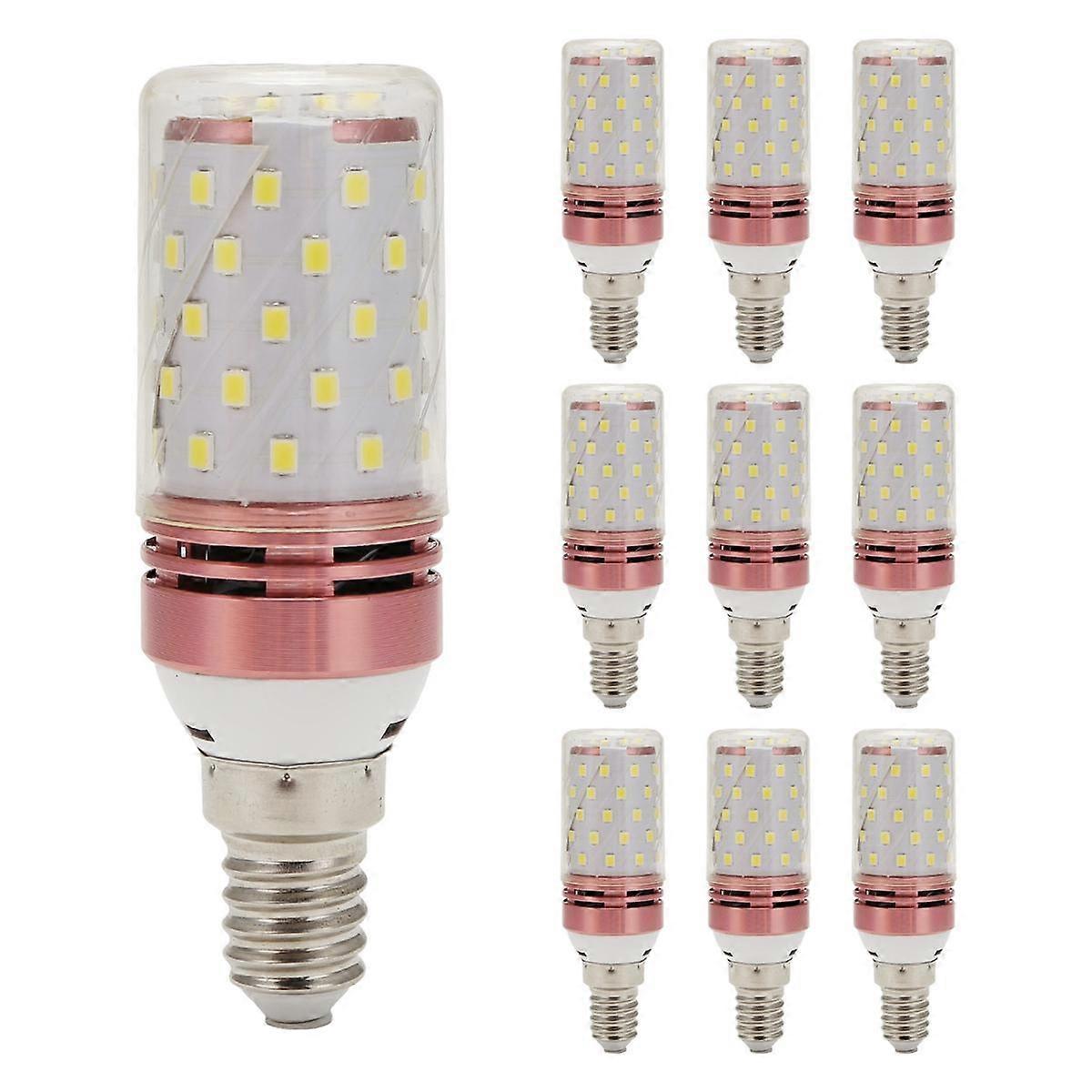 10Pcs E14 LED Corn Bulb 12W Corn Bulb Replace Halogen Lamps Small Screw-in Smart Energy Efficient B