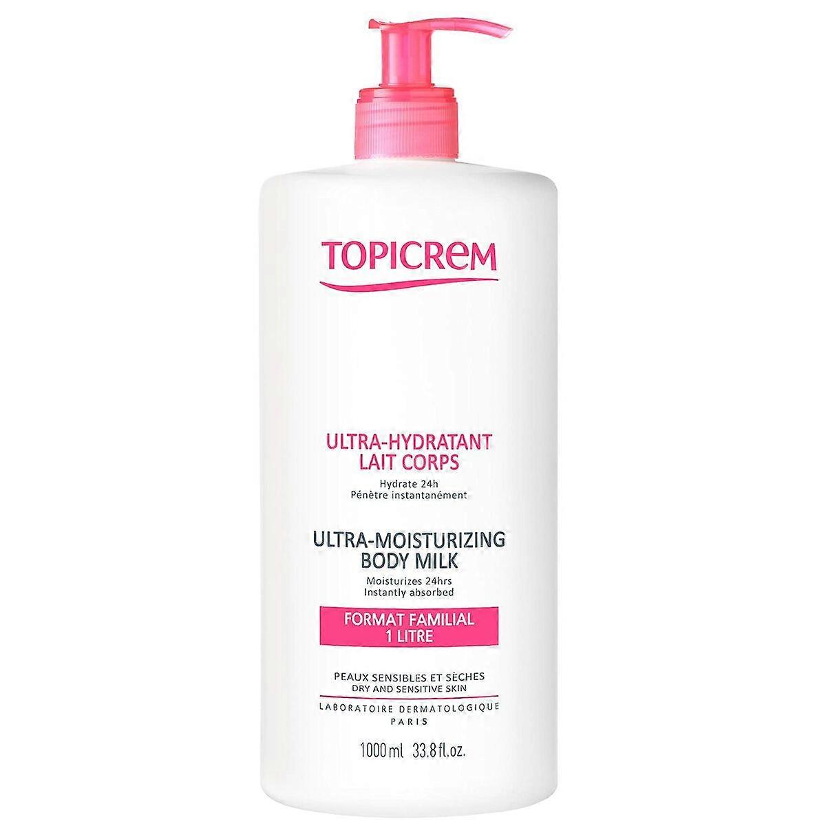 Body Lotion Topicrem Uh Moisturizing 1 L