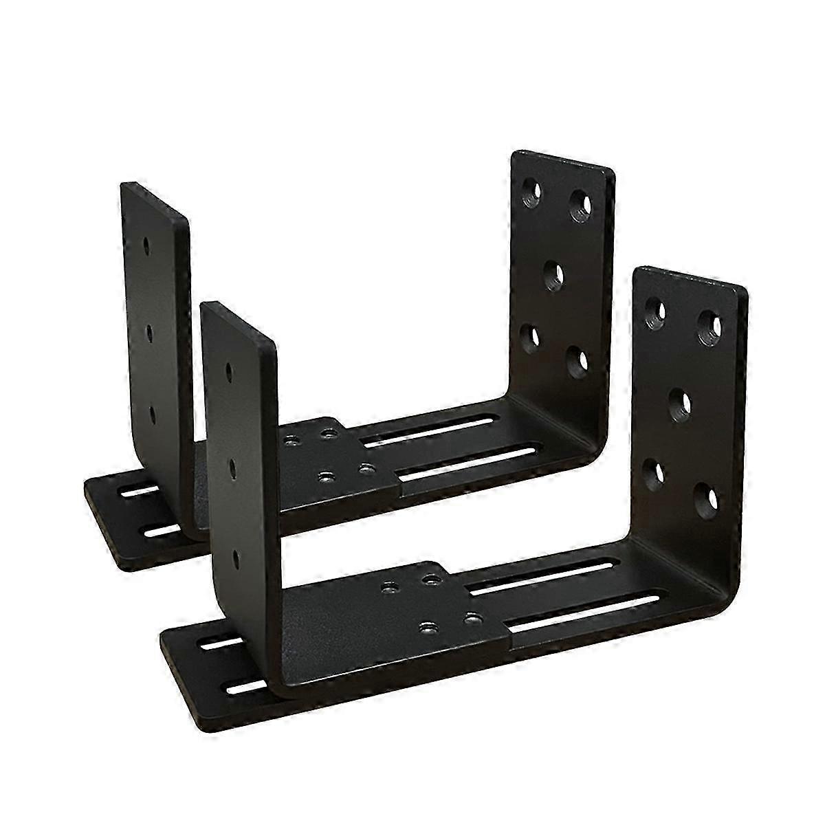 Heavy Duty Adjustable Door Brackets, Security Drop Open Bar Holder