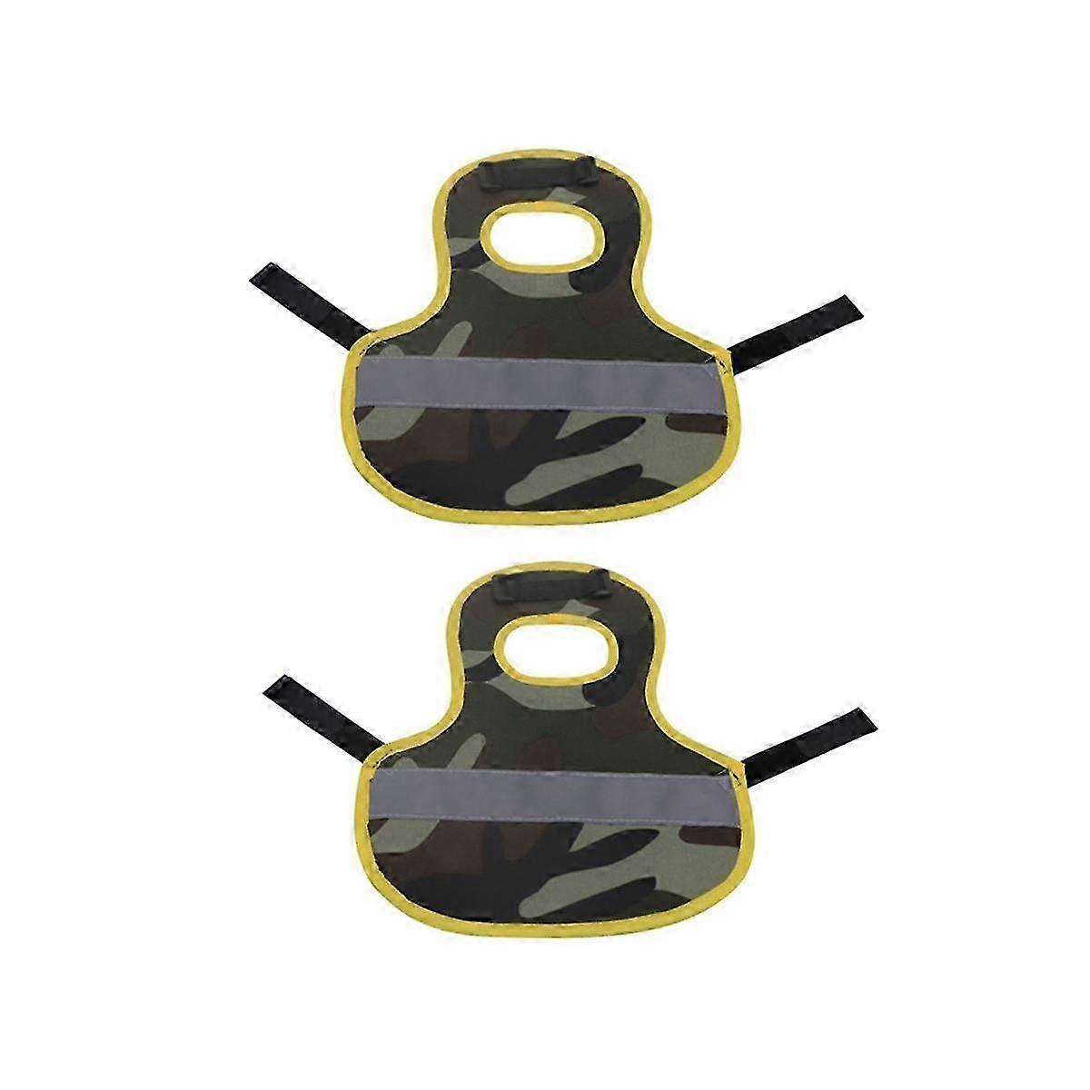 2st Höna Reflekterande Väst Justerbar Kycklingbröst Back Night Skyddskläder Kycklingsadel Pro