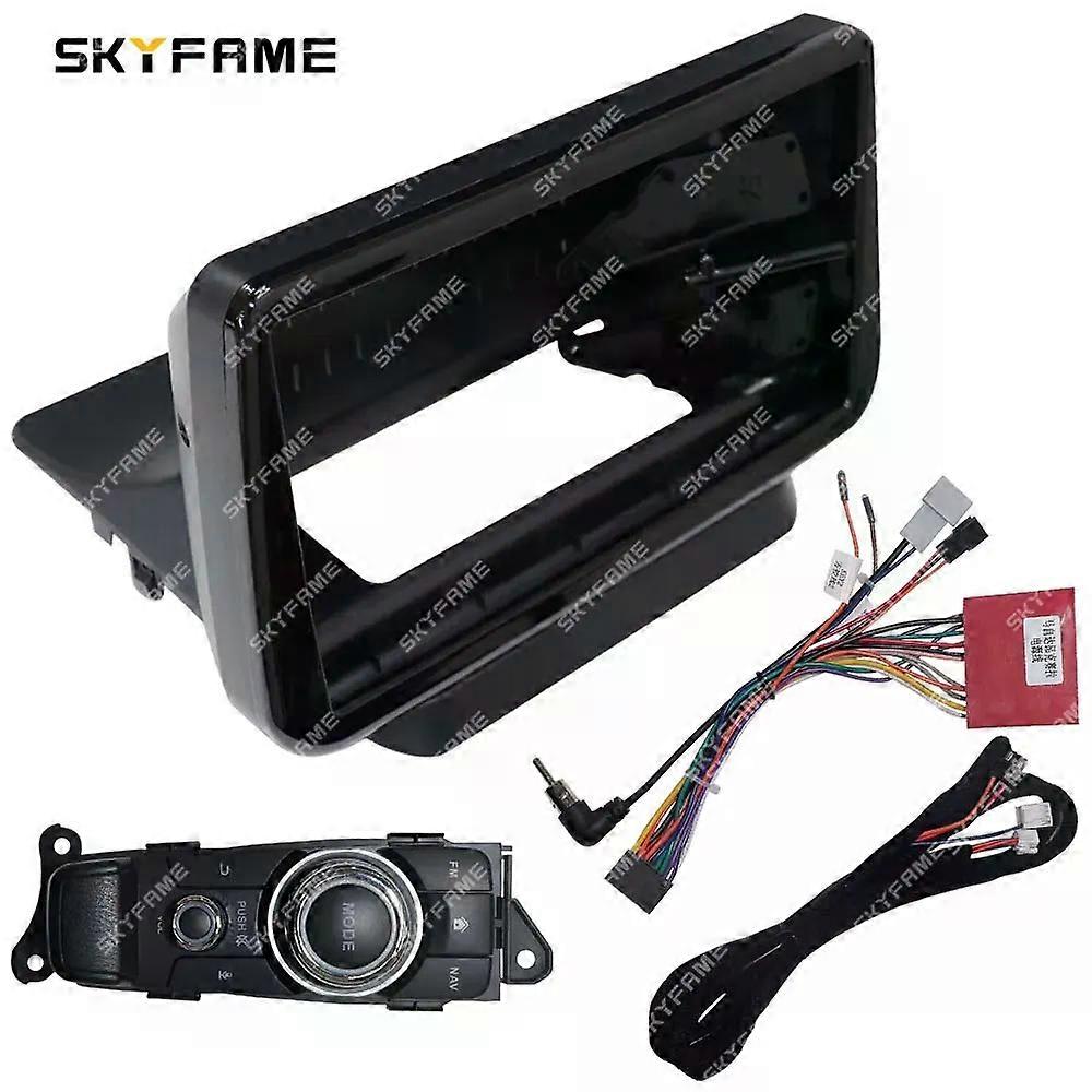 Applies to Car Frame Fascia Adapter Canbus Box Decoder Android Radio Audio Dash Fitting Panel Kit For Mazda 2 Demio CX3 CX-3