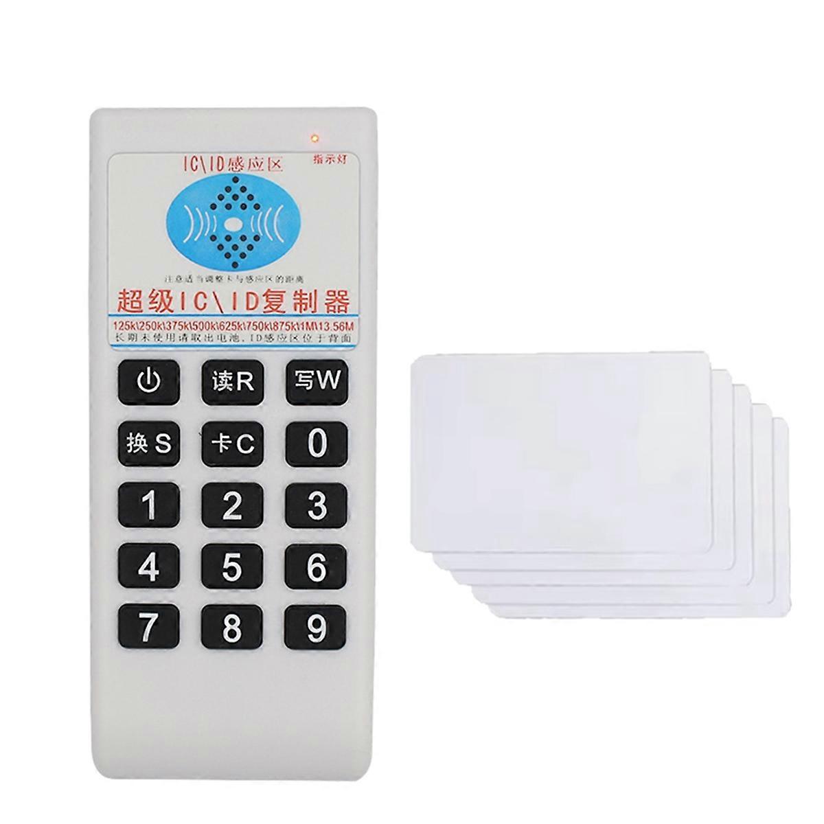 RFID NFC IC Card Reader & Writer+5XUID Card 125Khz-13.56MHZ Duplicator RFID Smart Card Reader IC ID Duplicator
