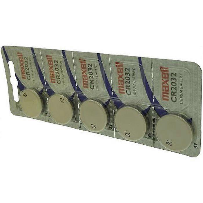 Pack of 5 maxell batteries for DURACELL DL2032