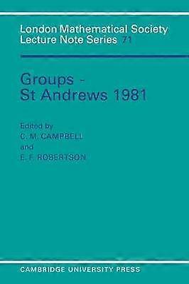 Groups - St Andrews 1981
