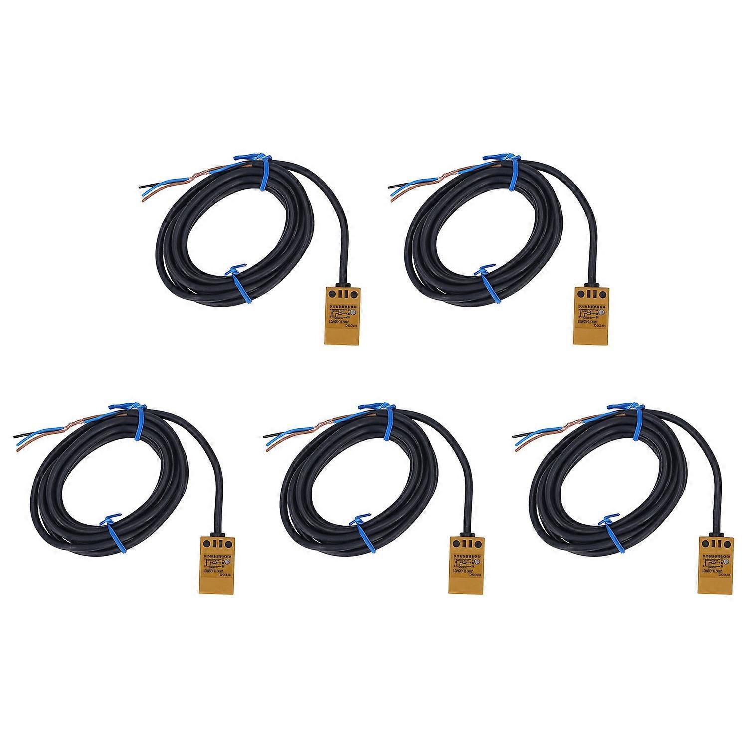 5Pcs Approach Sensor Inductive Proximity Switch 2 Wire NO IP65 Waterproof DC10‑30V 200mA