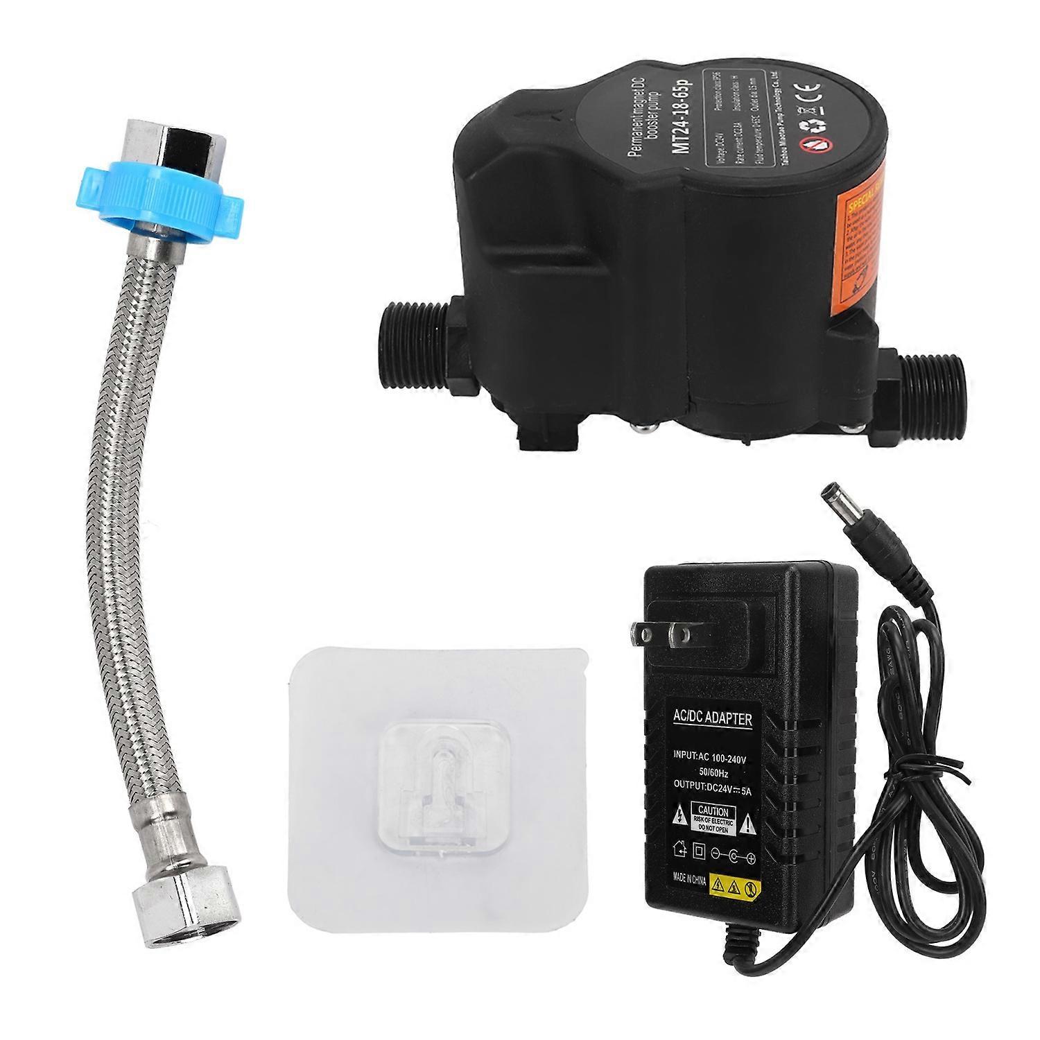 Water Pressure Booster Pump Automatic Induction Low Noise Shower Boosting Pump for Bathroom DC24V US