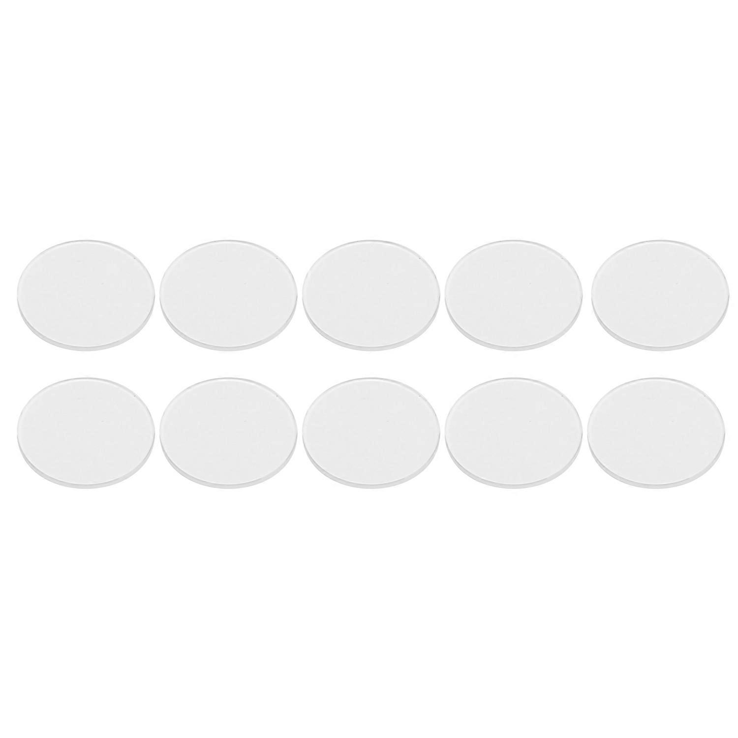 10pcs 25‑29.5mm Flat Watch Glass Lens 1.2mm Thickness Replacement Watch Lens