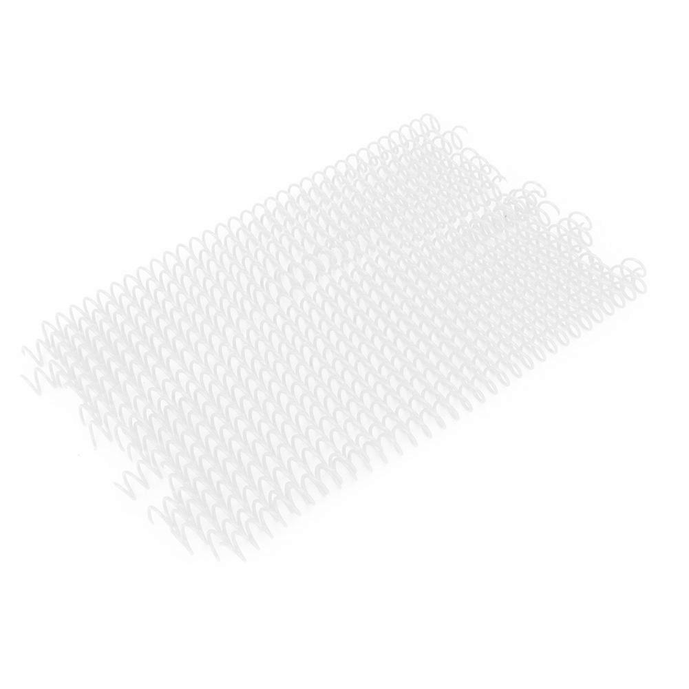20pcs 30 Hole LoosE leaf Plastic Binding Ring Spring Spiral Rings for A4 Paper 11mm white