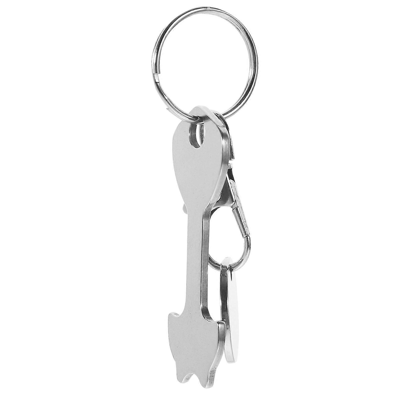 Shopping Trolley Token Key Ring Trolley Token Coin Keyring Supermarket Shopping Cart Token Keychain