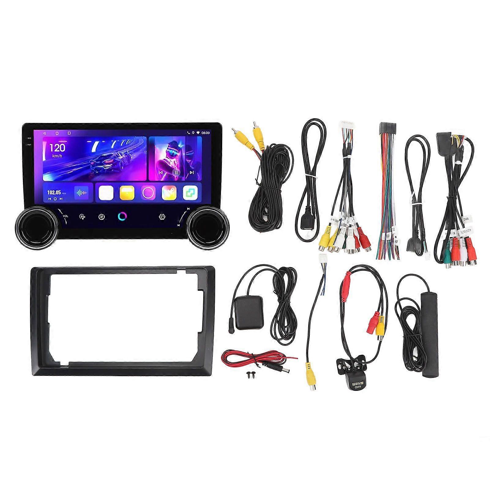 10.1in 2 Din Car Stereo GPS Navigation for CarPlay for Android Auto 4G IPS Touch Screen BT WiFi Car Headunit 4G+64G MK6996