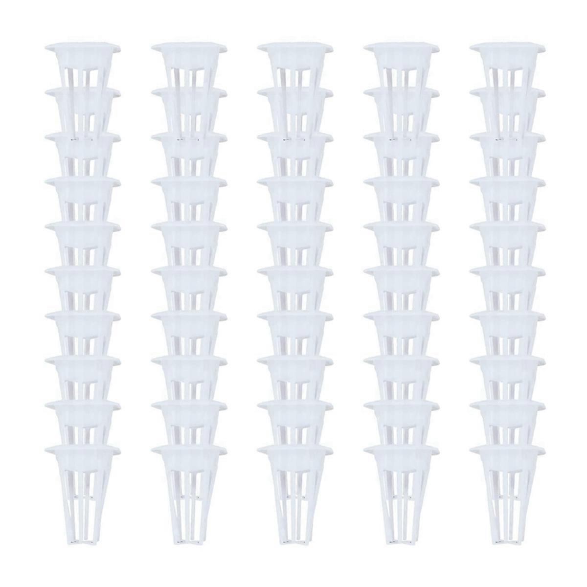 Hydroponic Growing System Planting Baskets, Indoor Garden Seed Pod Baskets, Square Plant Growing Co