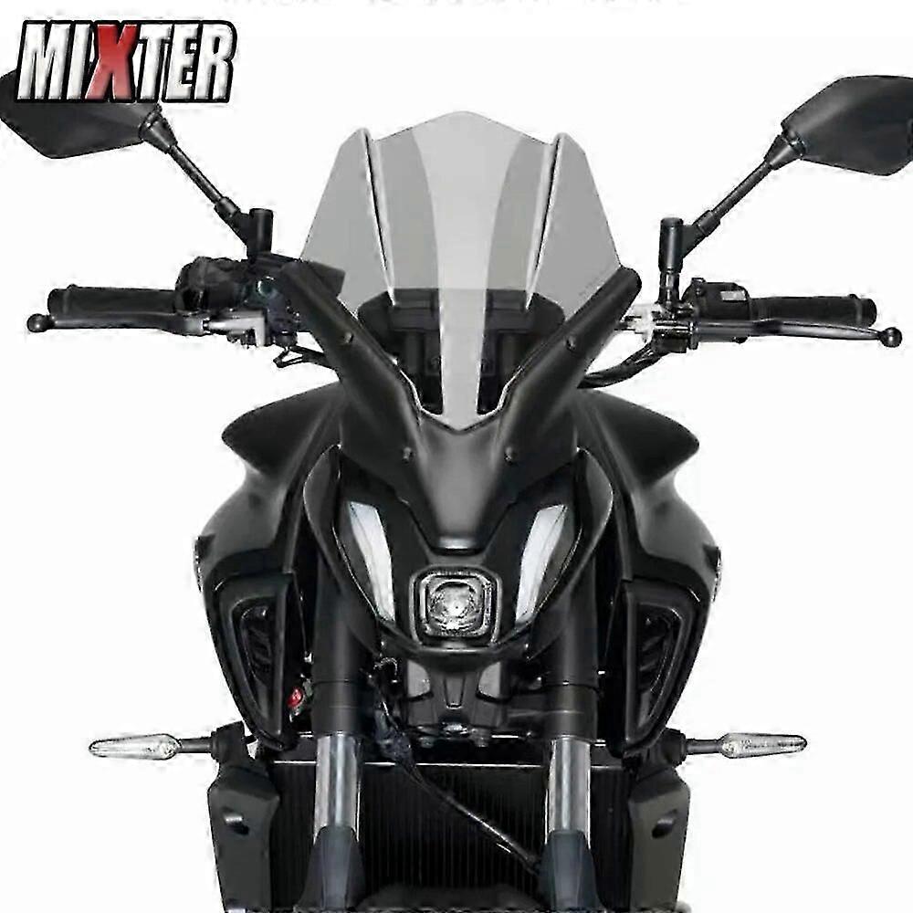 اكسسوارات الدراجات النارية بجولة الرياضة العاكس حاجب الزجاج الأمامي للياماها MT-07 Fz07 FZ-07 2021 2022 Mt07 Mt 07