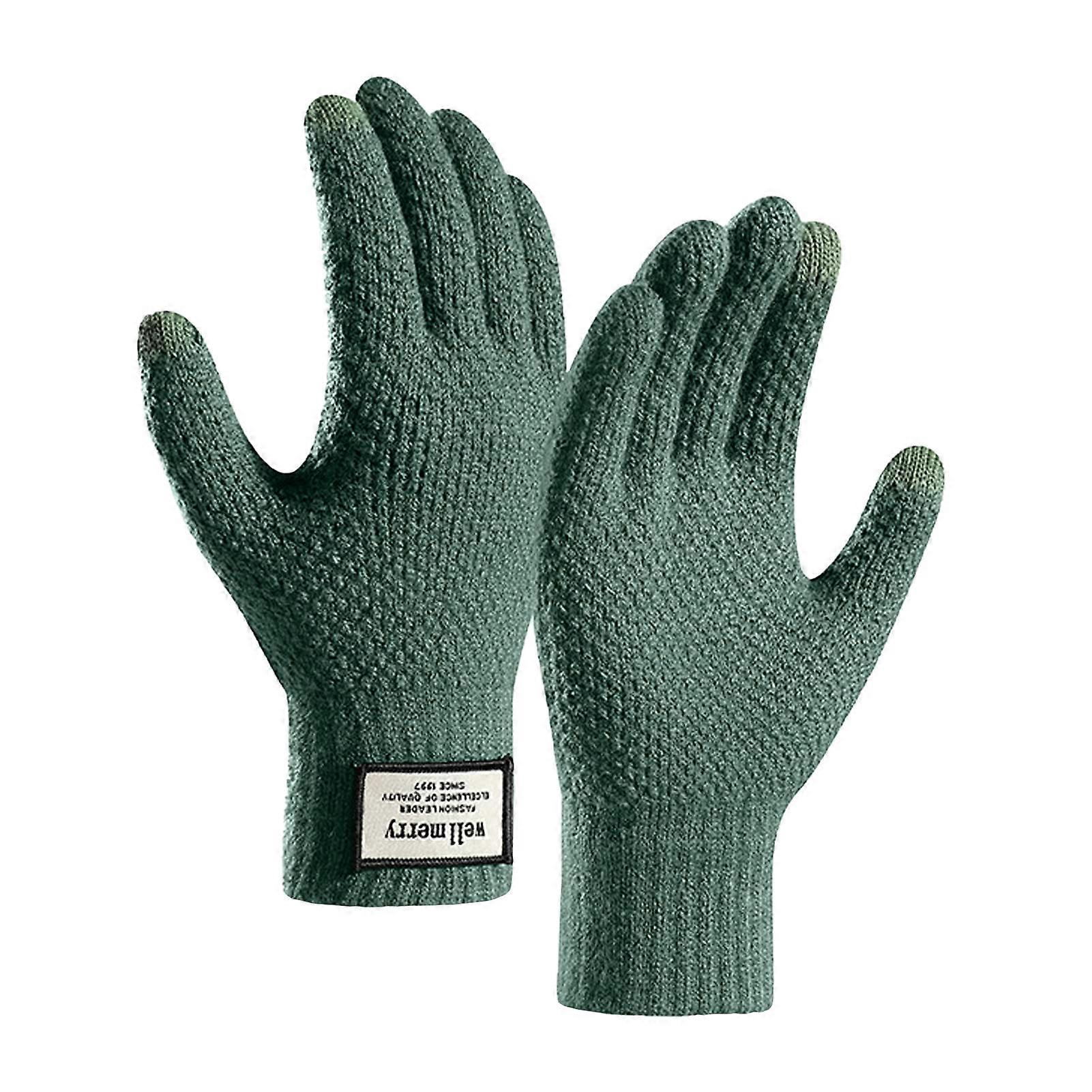 Warm Gloves for Cold Weather, Touch Screen Compatible, Insulated Material, Unisex Size, Black Color