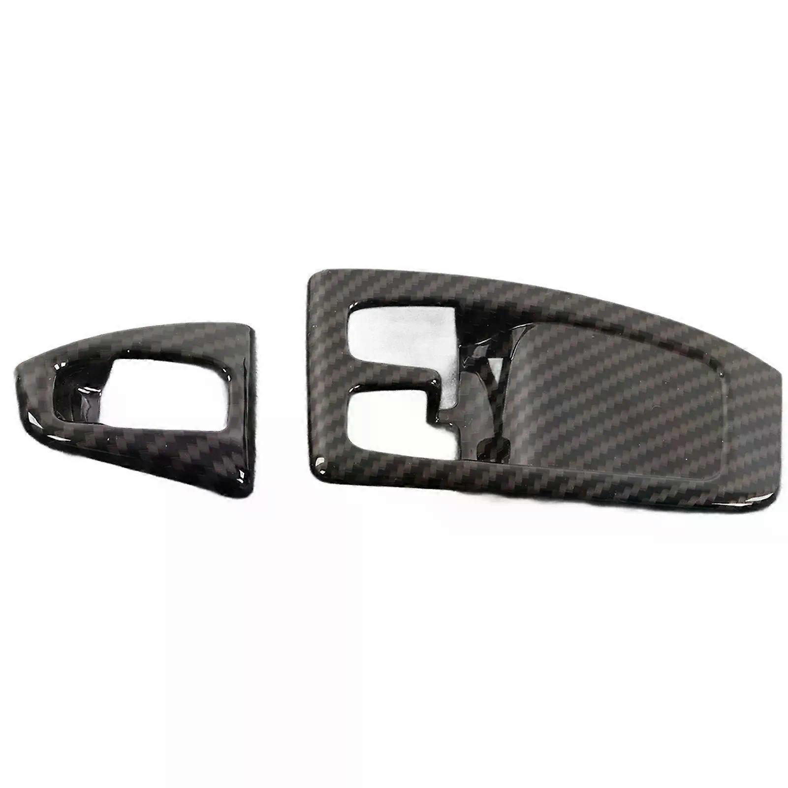 Control Panel Switch For Window Stylish Decorative Window Panel Lift Button Carbon Fiber Sticker Style For Auto