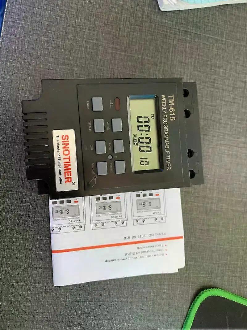 Switch Programmable Switch Relay Digital Timer Heavy Load 30a Tm616 Timer Switch Electric Din Rail Mount 7 Control Time