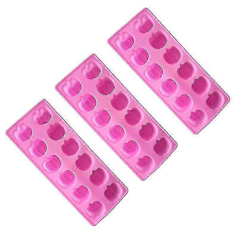 unique 3pcs Kitchen ice cube molds,  Pumpkin Ice Molds