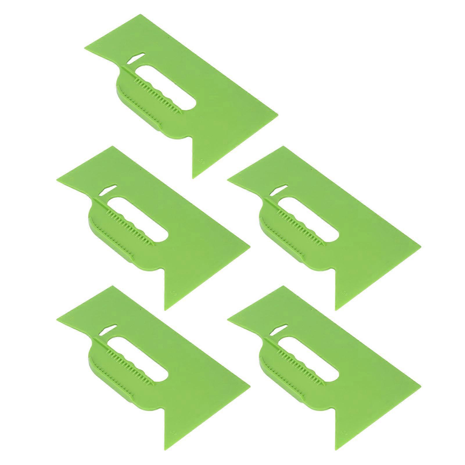 5 Pcs 10 Inch Putty Scraper PP Plastic Flexible Multi Angle Paint Scraper for Drywall Painting 