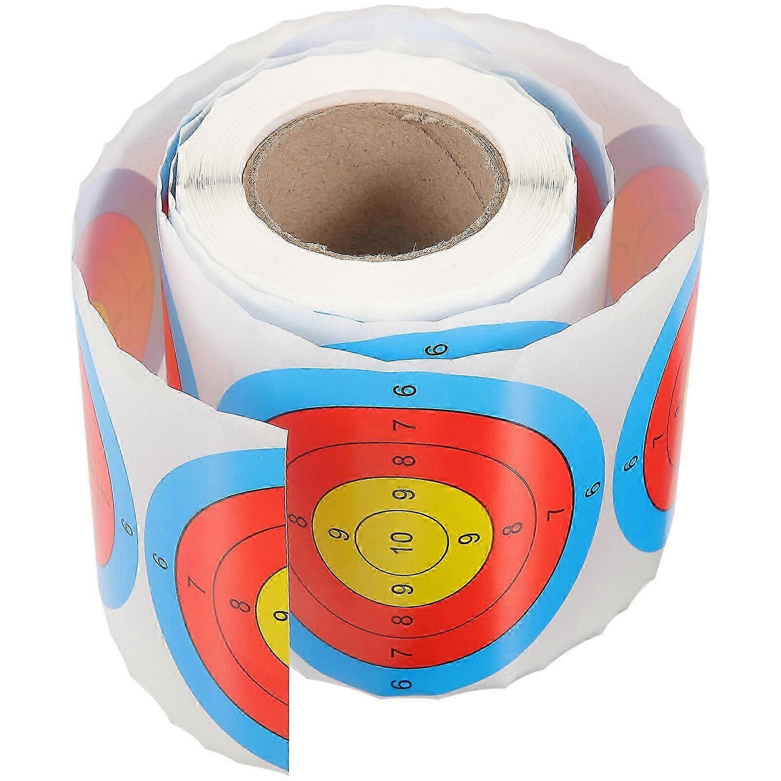 1 Roll Sports Target Spot Adhesive Target Labels Fluorescent Target Sticker Adhesive Target Stickers