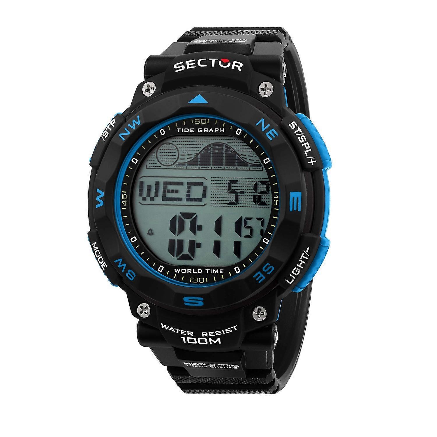 Sector Ex-35 Black Digital Watch