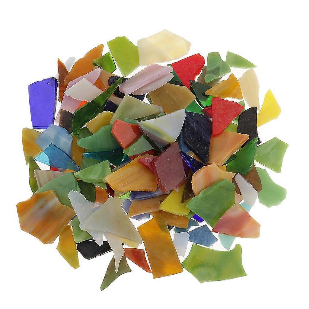 Mixed Color Irregular Glass Mosaic Tiles Tessera for Art Craft 10-30mm