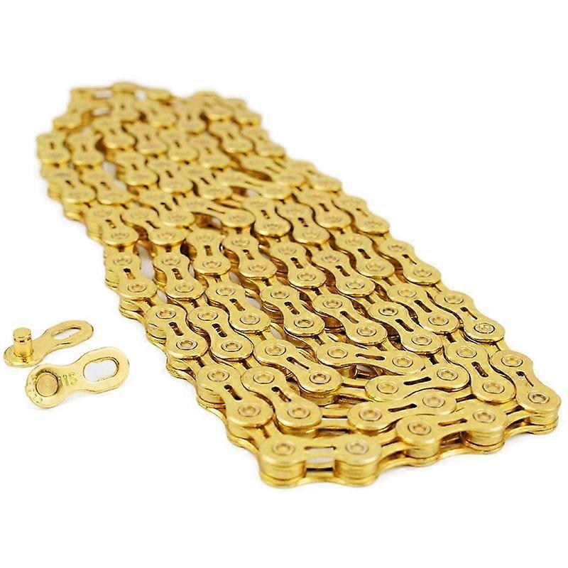 Αλυσίδα Ποδηλάτου 8 9 10 11 12 Speed Gold Silver Half/Full Hollow Ultralight 116L 10s