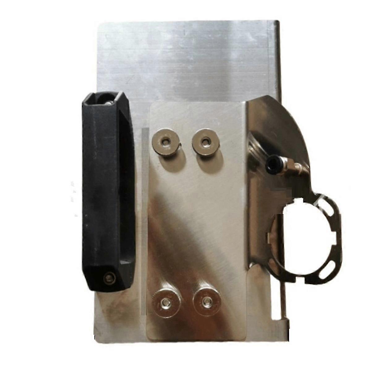 Suporte para esmerilhadeira angular tipo 100 para corte de azulejos com 45 chanfros e estrutura para chanfrar azulejos de metal e cerâmica.