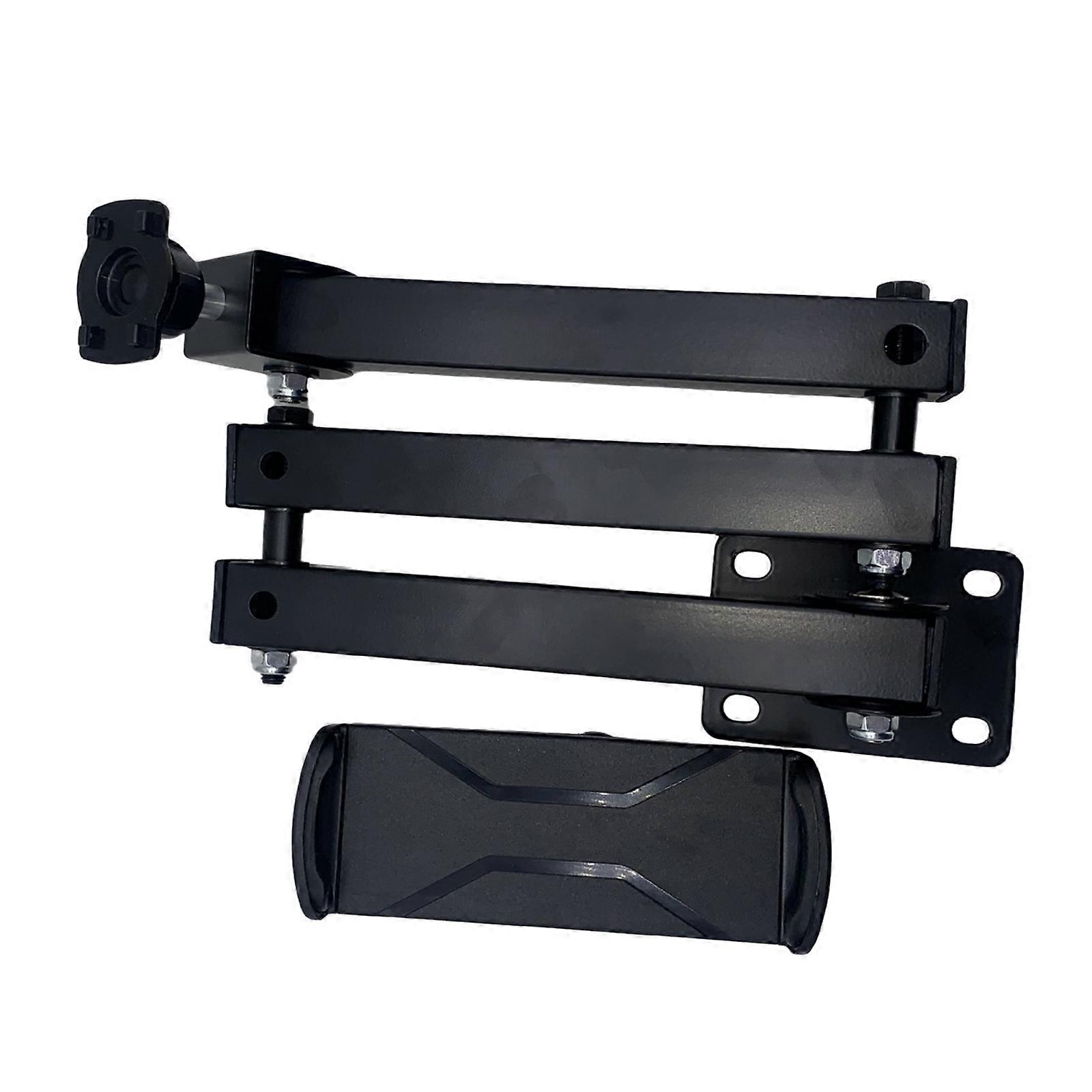 Space Saving Wall Mounted Tablet Bracket, Flexible Height and Angles for 4" to 13" Screens Flexible Viewing Holder