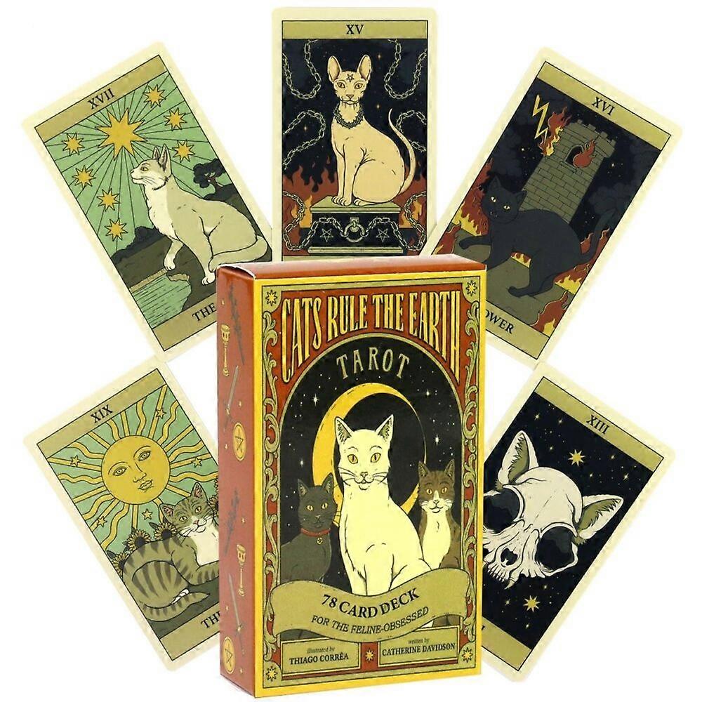 Cats Tarot Deck: Feline Divination - Easy Tarot Reading