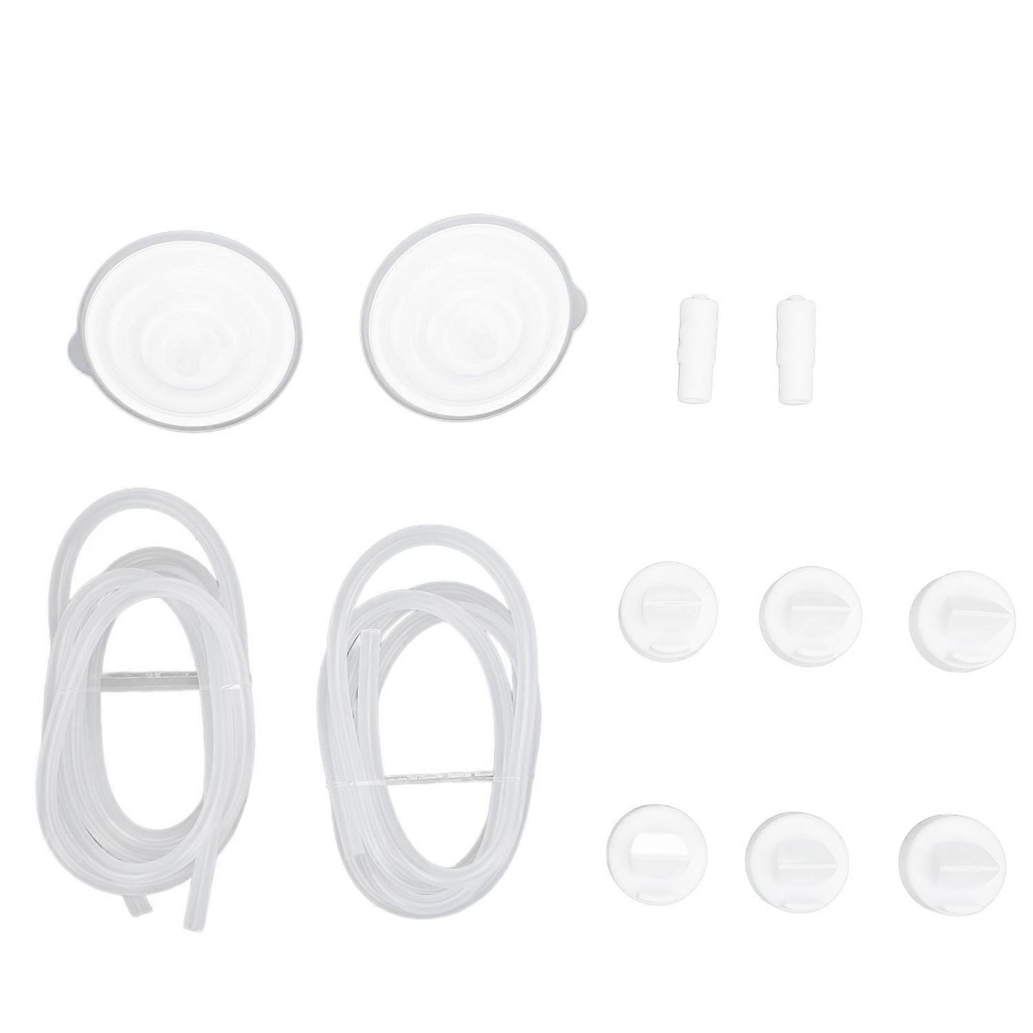 Breastpump Accessories Backflow Protector Silicone Tubes Connectors White Duckbill Valves for Breast