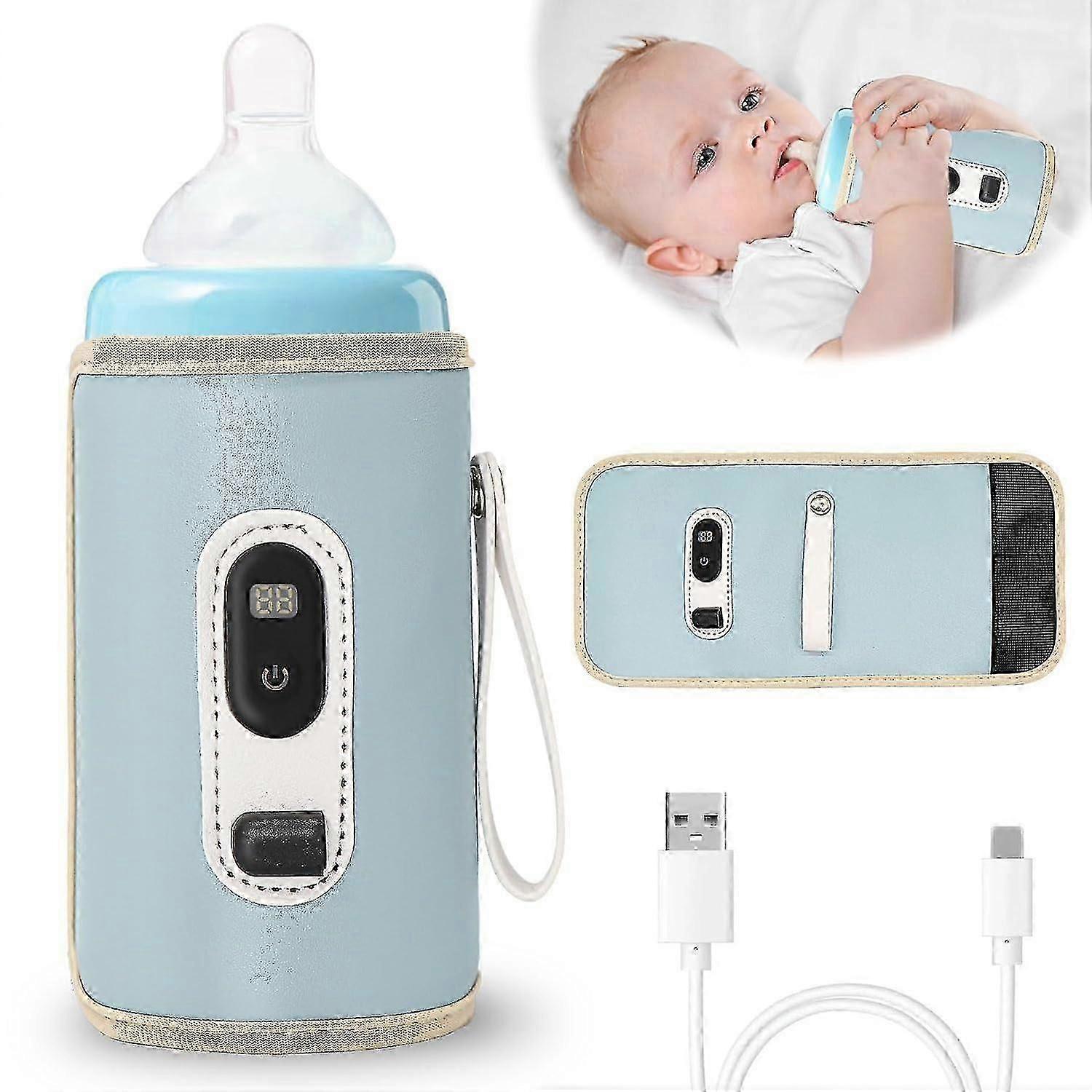 Bottle Warmer Baby On The Go, Bottle Warmer, Baby Bottle Warmer On The Go, 21 Adjustable Temperature With Lcd Display, Bottle Warmer Holder Baby On Th
