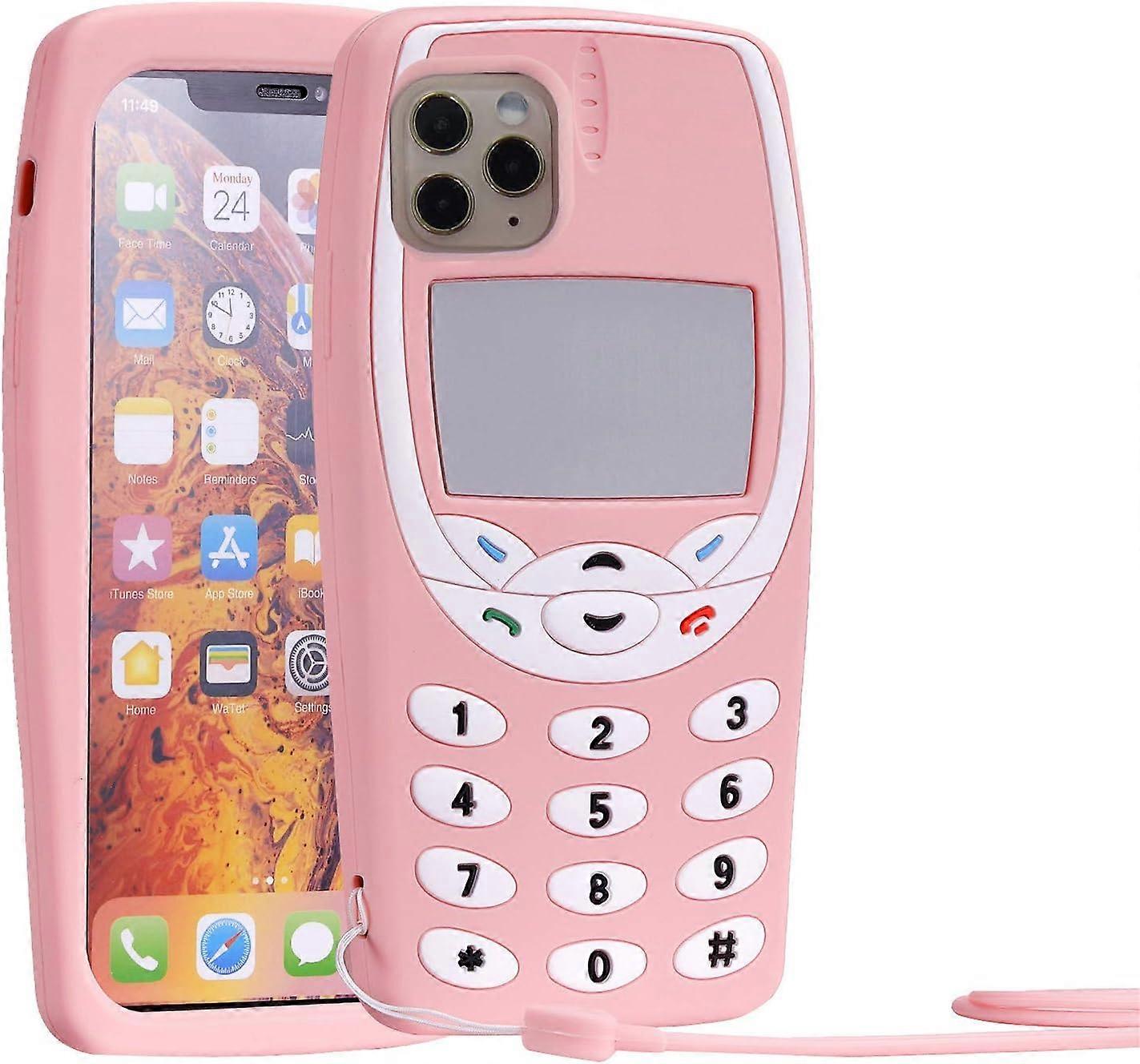 Capa de telefone retrô, capa de silicone