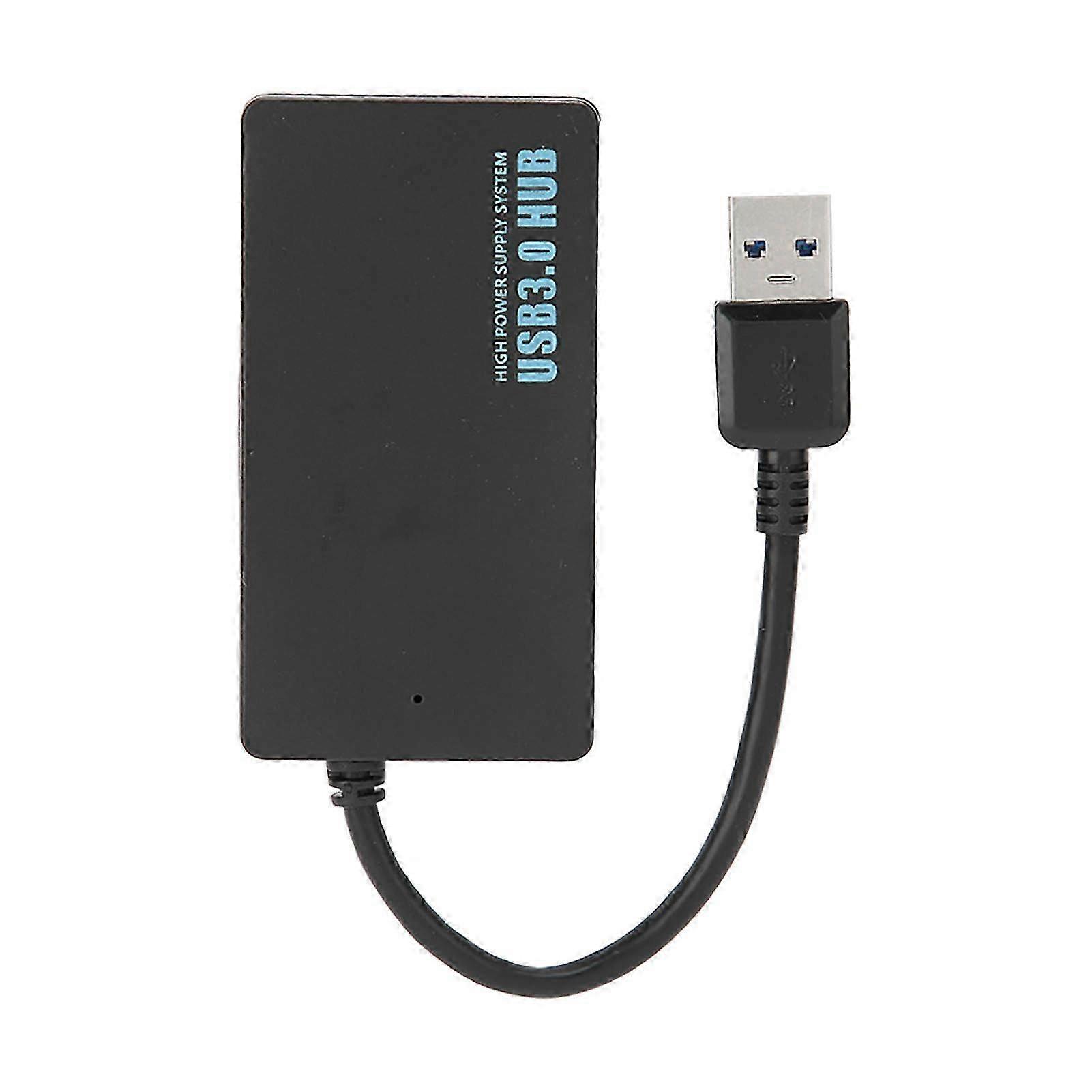 USB 3.0 4-Port Hub with Fast 5Gbps Transfer Speed, Heat-Dissipating Design