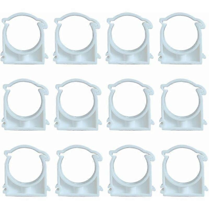 حزمة من 12 قطر داخلي 40 مم مشبك أنابيب بقطر واحد ، مقاطع أنابيب بلاستيكية ، لأنابيب المياه ، توصيل مجاني لأنابيب الغاز Walkbee A