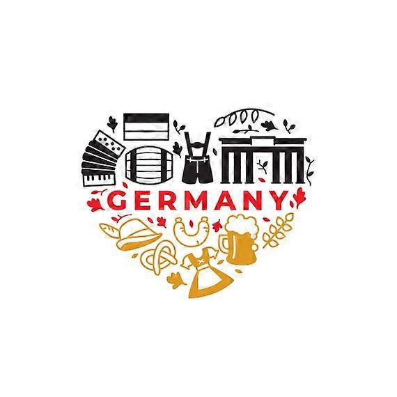 Iron-on patch Germany Love