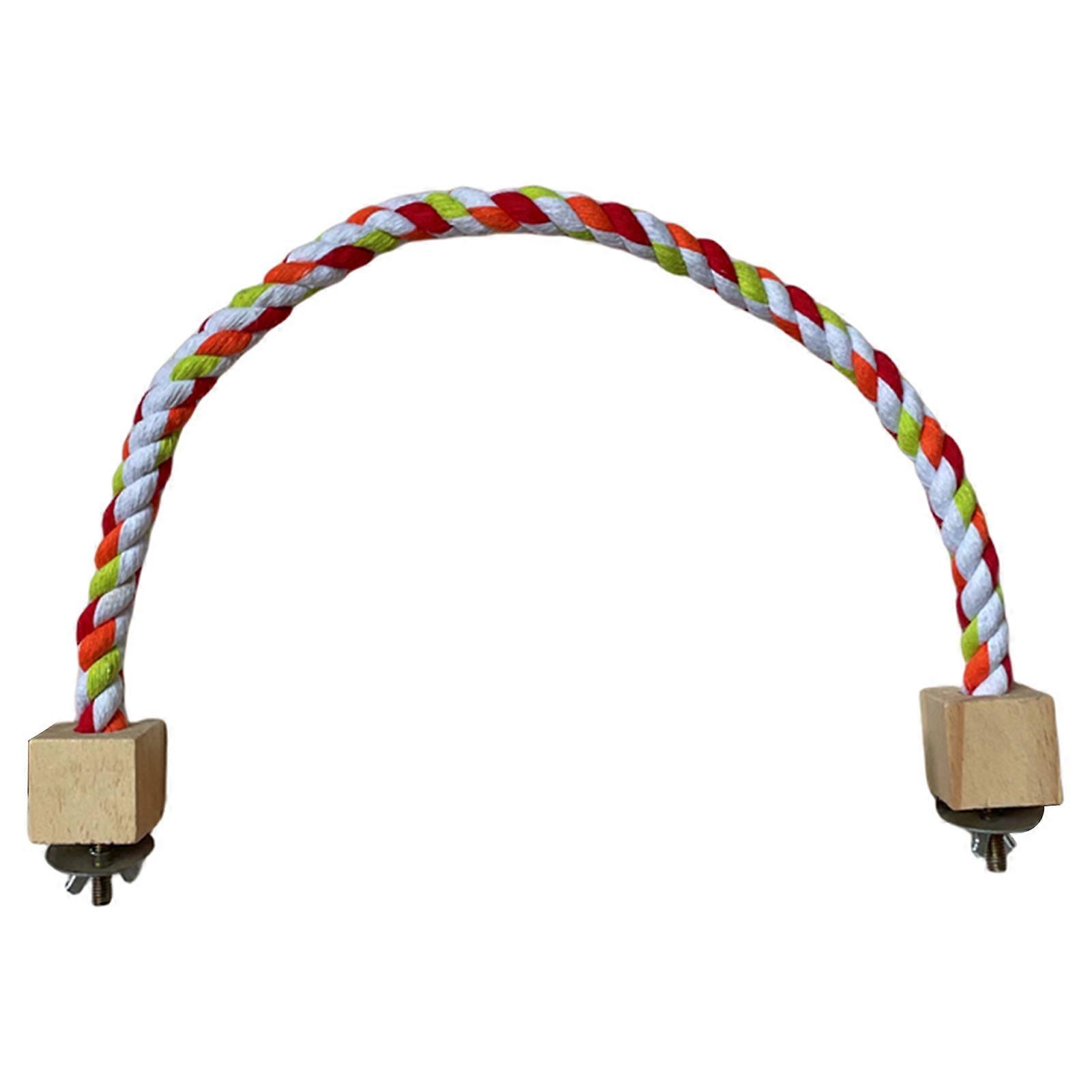 Multifunctional Parrots Stand Branch Swing Scratchers Toy for Conure Budgies Swing Hammocks Standing Toy L