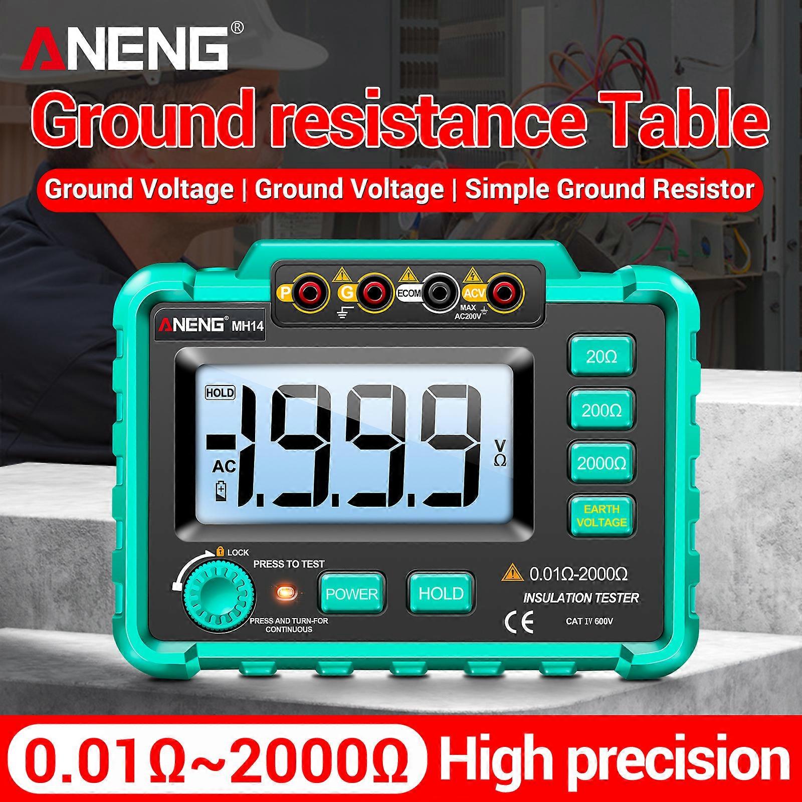 ANENG MH14 Electrical Insulation Resistance Tester Digital High-precision Resistance Grounding Voltage Measuring Meter