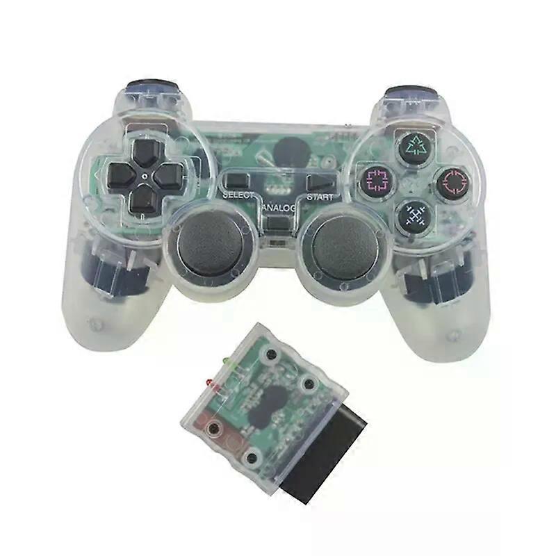 Wireless Controller 2.4G Gamepad Dual Vibration Joystick for PS2 Console Joypad USB PC Game Controle